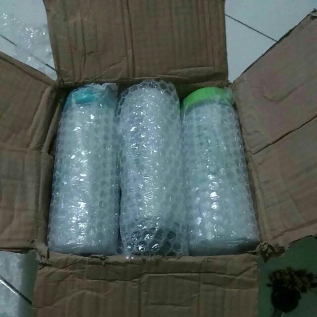 Promo Turun Harga Free New Pouch / Realpic My Bottle Bening + Pouch / Infused Water / Botol Tritan