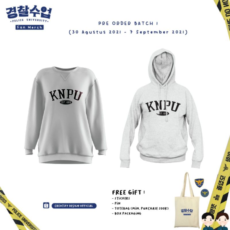 [LIMITED STOCK] SWEATER & HOODIE POLICE UNIVERSITY