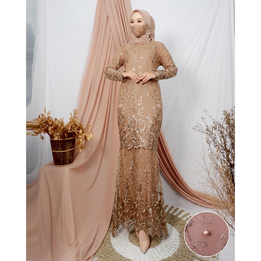 Ootp - GAMIS DUYUNG - GAMIS KEBAYA - KEBAYA MODERN - KEBAYA WISUDA - KEBAYA PESTA - KEBAYA LAMARAN - KEBAYA - GAMIS - OUTFIT KONDAGAN- GAMIS BROKAT - GAMIS WANITA - GAMIS TILE-2
