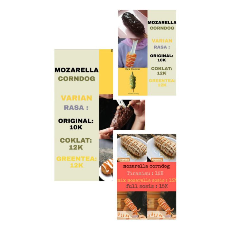 

Mozarella corndog pkp