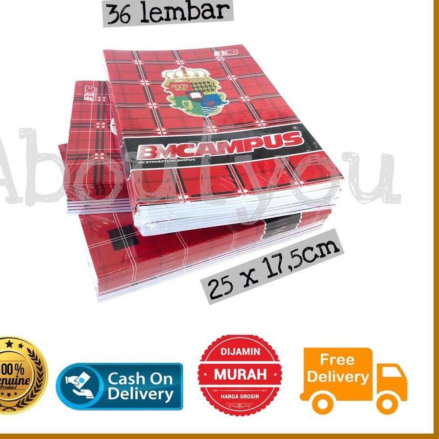 

HOT SALE!!PACK isi 10 BUKU Tulis CAMPUS 36 lembar Buku Boxy BIG BOSS Grosir
