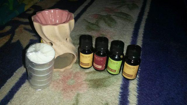Paket Tungku + 2 Aromatherapy + 1set Lilin | Aroma Terapi | Pengharum Pewangi Ruangan