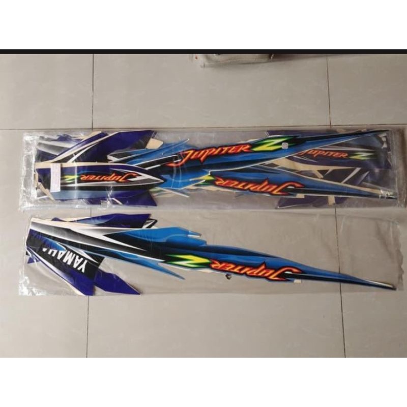 striping body belakanh jupiter z lama 2005 warna biru telur asin