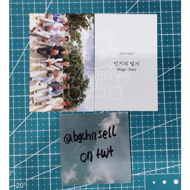 photocard poca jongho ateez wave ep3 mingi diary wts want to sell
