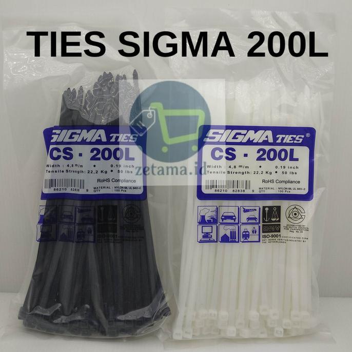 

FREE ONGKIR KABEL TIES 20CM SIGMA CS-200L / SIGMA CS200L