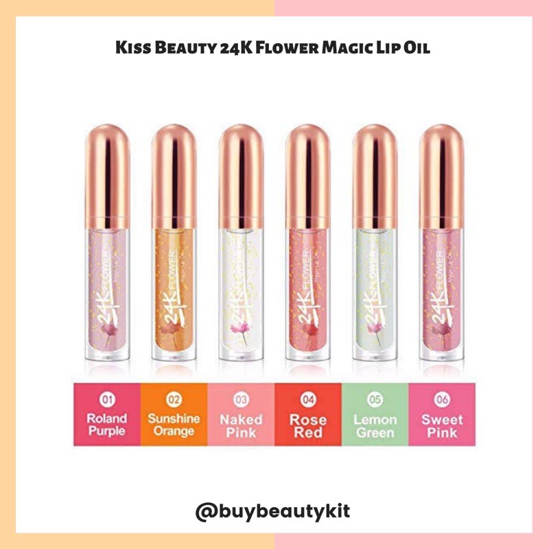 Kiss Beauty 24K Flower Magic Lip Oil