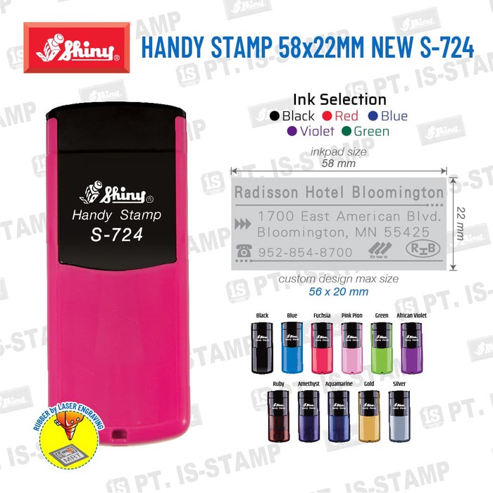 

Dijual Shiny Handy Stamp 58x22mm NEW S 724 Diskon