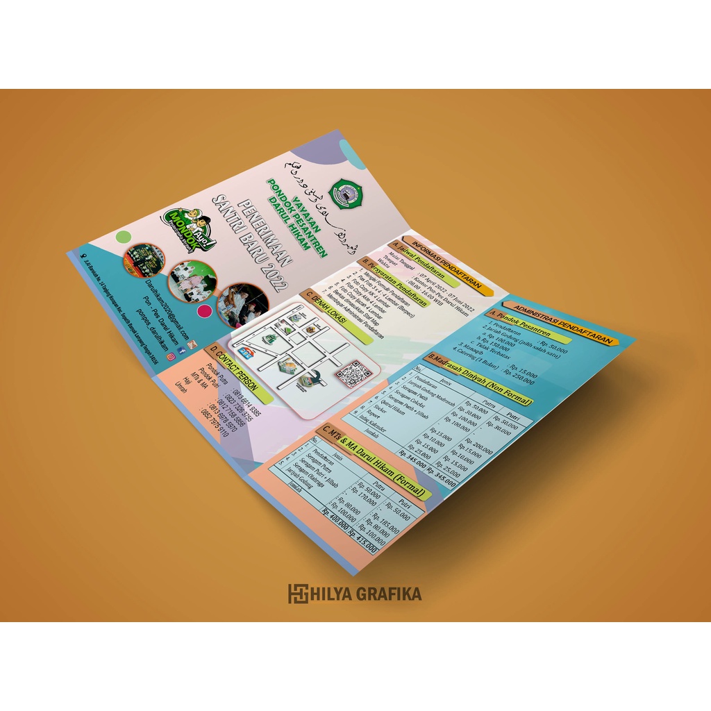 Template Desain Brosur Sekolah (PPDB)