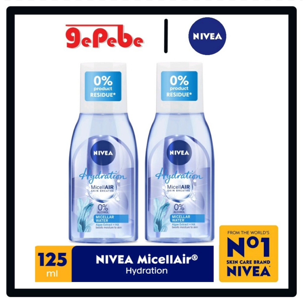 Nivea Hydration MicellAIR Skin Breathe Micellar Water 125ml Original