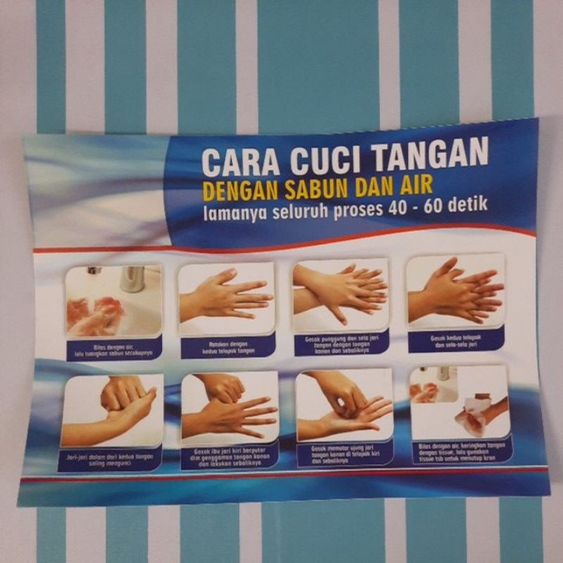 

Stiker Cara Cuci Tangan