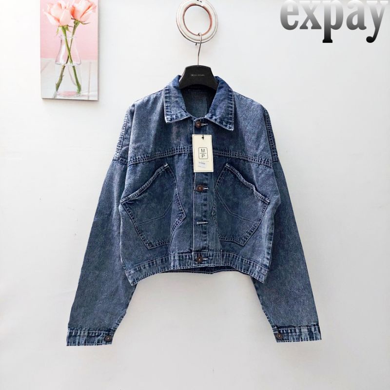 Jaket Jeans Wanita Oversize Brelet ORIGINAL by PM