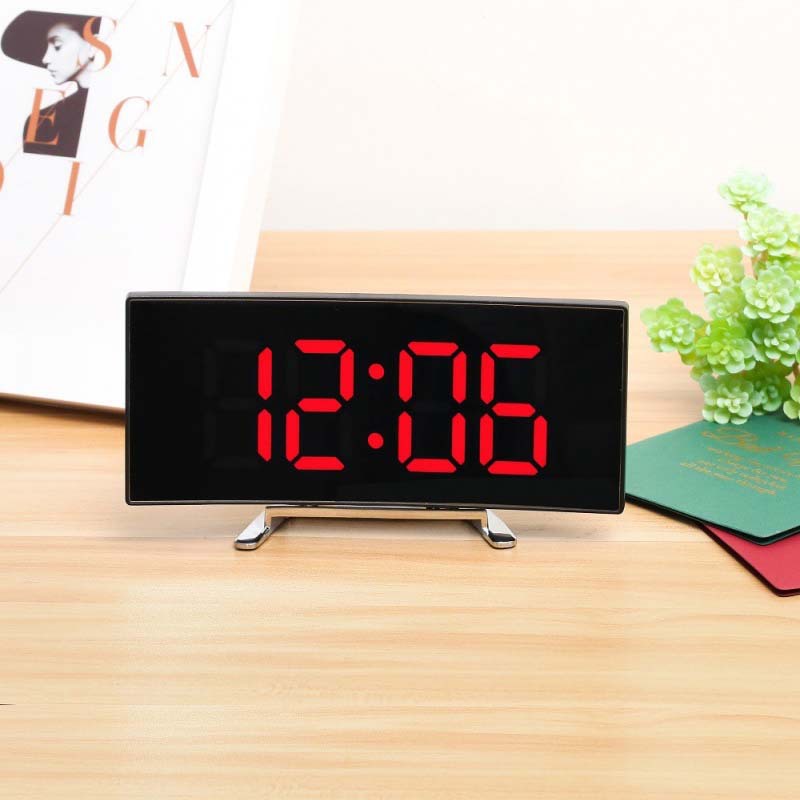 Mi.more Jam Digital Meja LED Mirror Alarm Clock DT 6507 Puith/Merah/Hijau