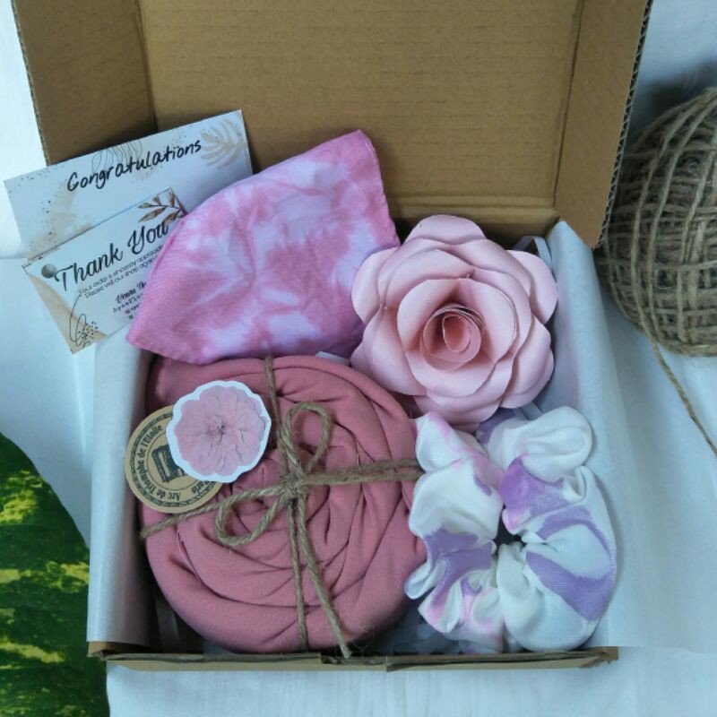 HAMPERS HIJAB PASHMINA / Hijab Pashmina masker