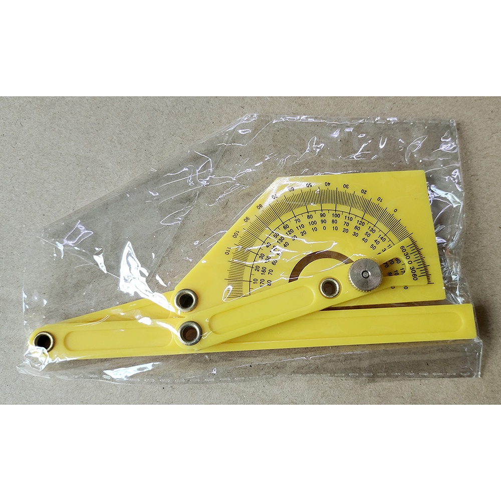 Junejour Alat Ukur Kayu Busur Derajat dan Pencari Sudut Protractor and Angle Finder Woodworking - M142