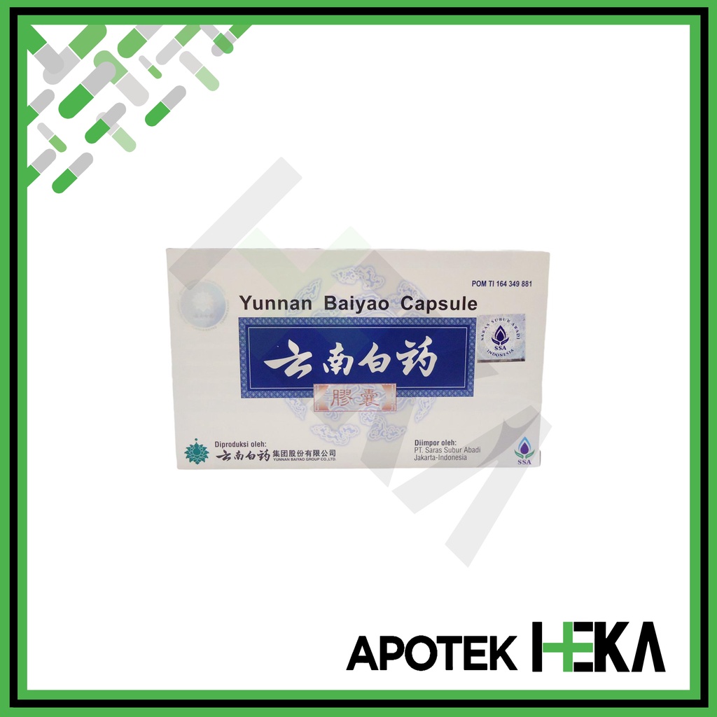 Yunnan Baiyao capsule isi 16 Kapsul - Membantu Penyembuhan Luka (SEMARANG)