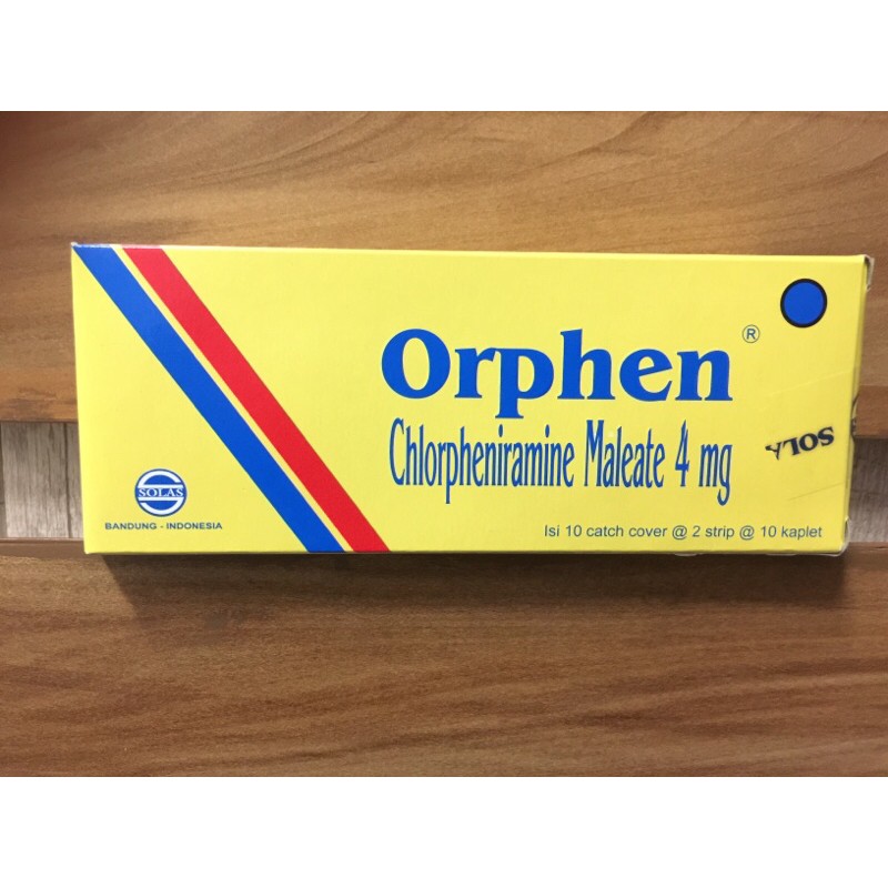 Orphen Box isi 20 strip / obat gatal alergi