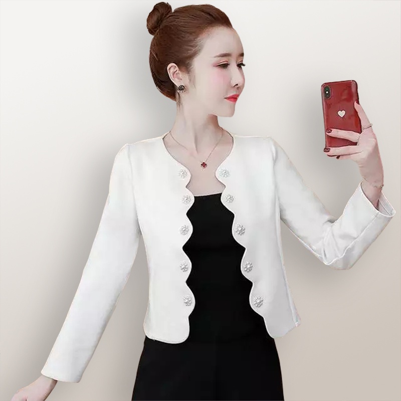 Blazer Kerja Kantor Wanita Gaya Korea Cantik Murah Terbaru - XSHOP Xaviera