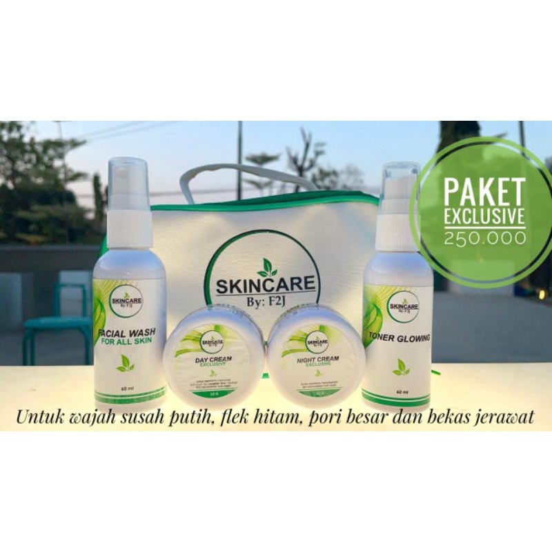 skincare f2j BPOM paket eksklusif/f2j skincare