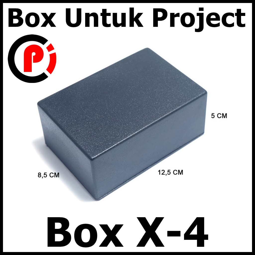 Jual BOX HITAM X 4 BOX PLASTIK X4 Kotak Project Elektronik Indonesia ...