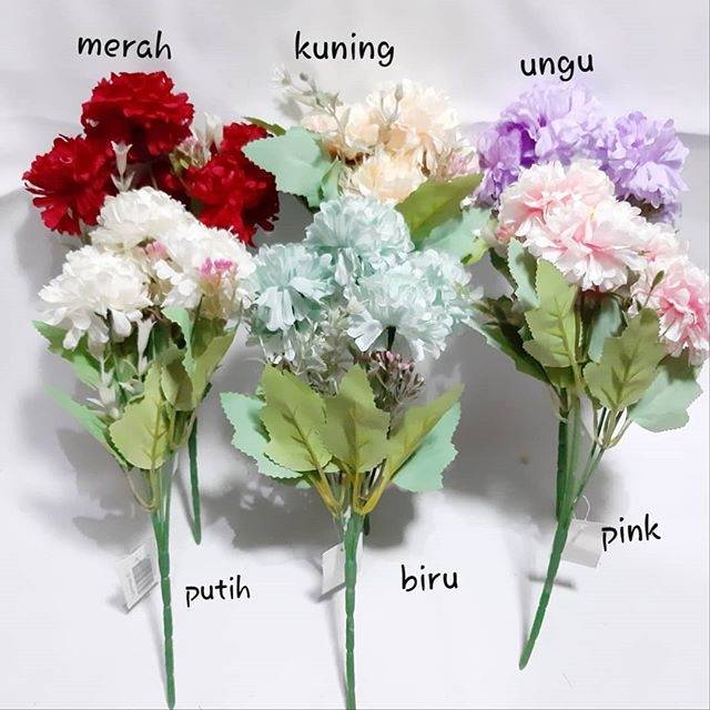 CUPID KRISAN X5 bunga palsu plastik aryificial home CUPID KRISAN X5 bunga palsu plastik aryificial home