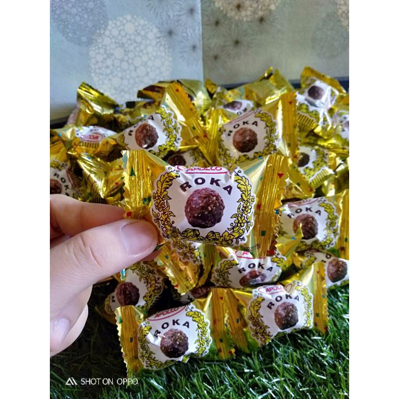 

ROKA Apollo Wafer Ball - Wafer Bola Coklat 50 Pcs - Snack Ramadhan Lebaran - Jajan Puasa