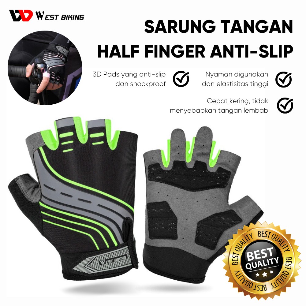 Sarung Tangan Sepeda Bicycle Gloves West Biking Gloves 1213