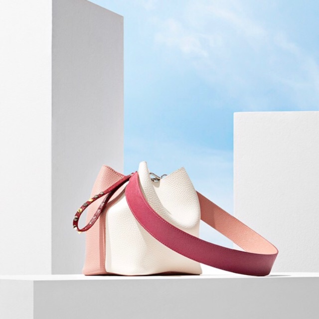 Tas find kapoor pingo bag mirror premium - pink white