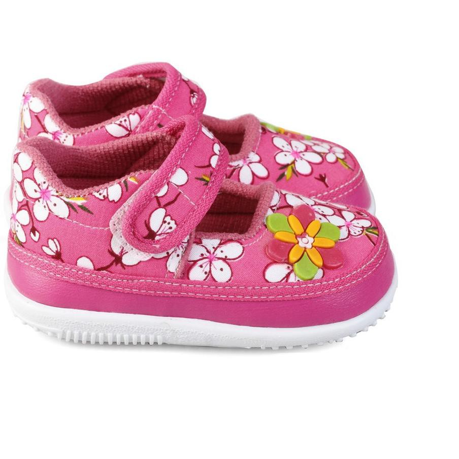 B8Y sepatu  anak  perempuan motif bunga bunyi cit umur  1 