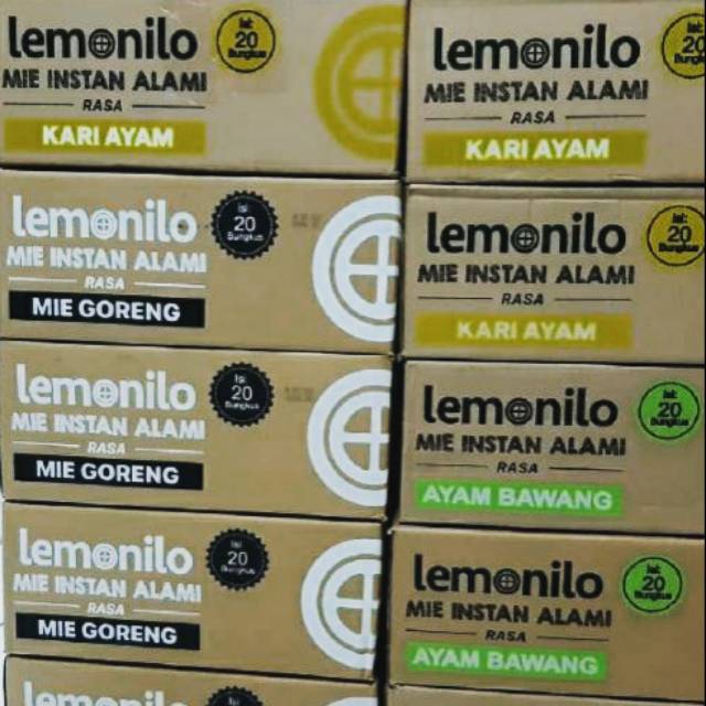Mie Lemonilo 1 Dus isi 20 Pcs (Rasa Mie Goreng/Kari Ayam/Ayam Bawang/Campur)