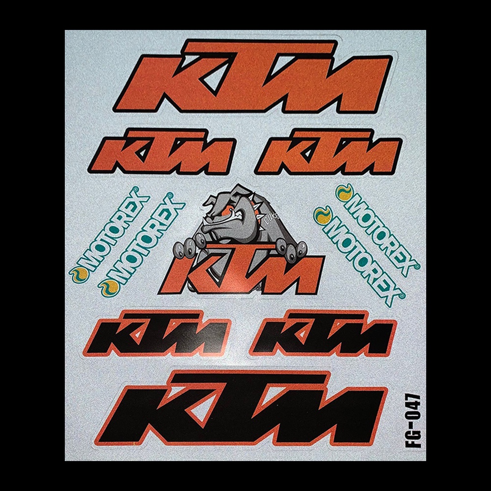 Ktm Stiker Epoxy 3D Reflektif Anti Air Untuk Motor RC350 RC390 DUKE