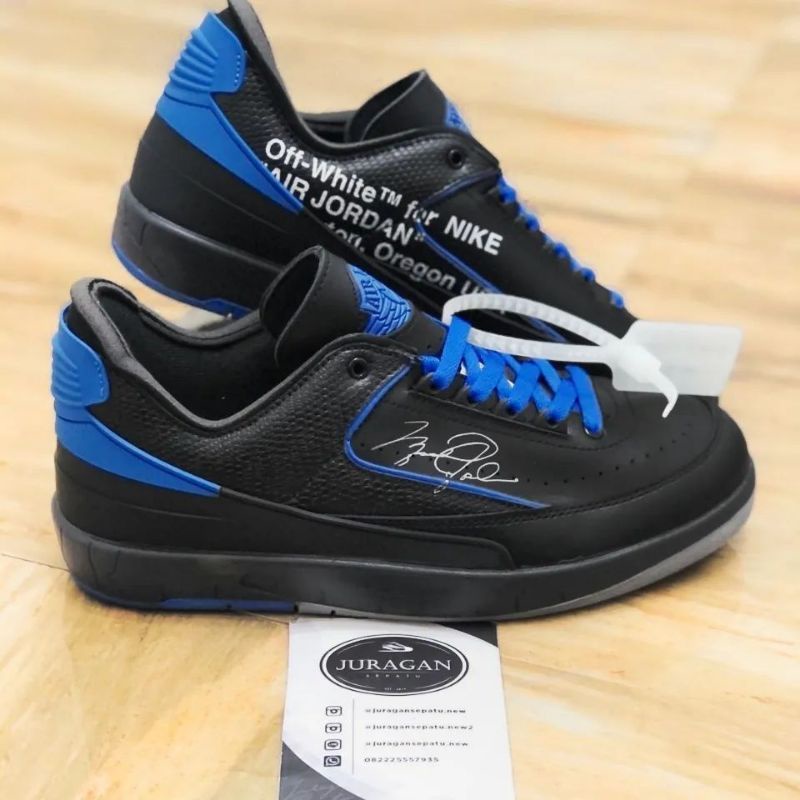 Air Jordan 2 Retro Low SP x Off-White &quot;Black/Varsity Royal&quot;