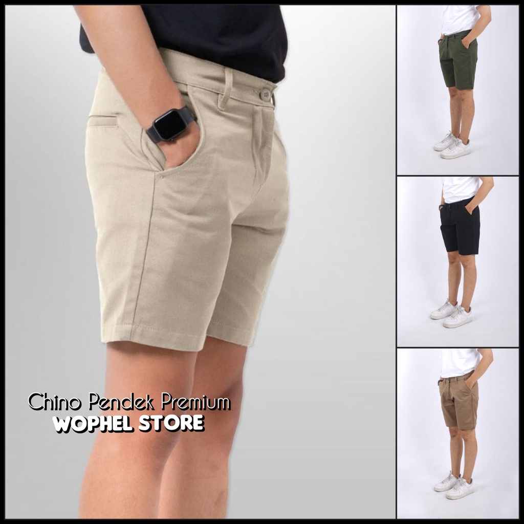 CELANA PENDEK CHINO PRIA PREMIUM QUALITY TERMURAH