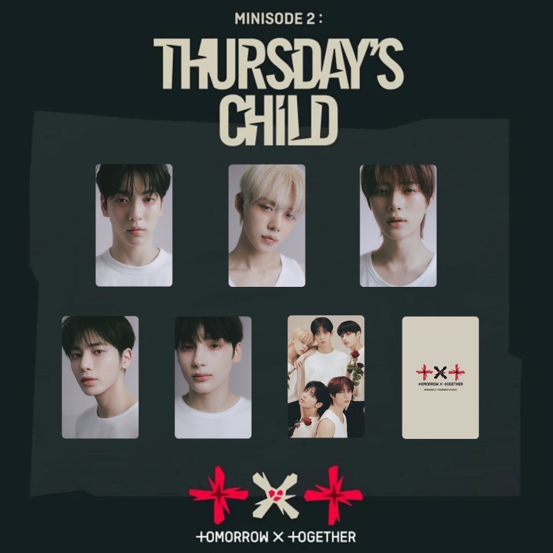 6pcs Kartu Lomo Foto Kpop TXT Album minisode 2: Thursday Untuk Koleksi