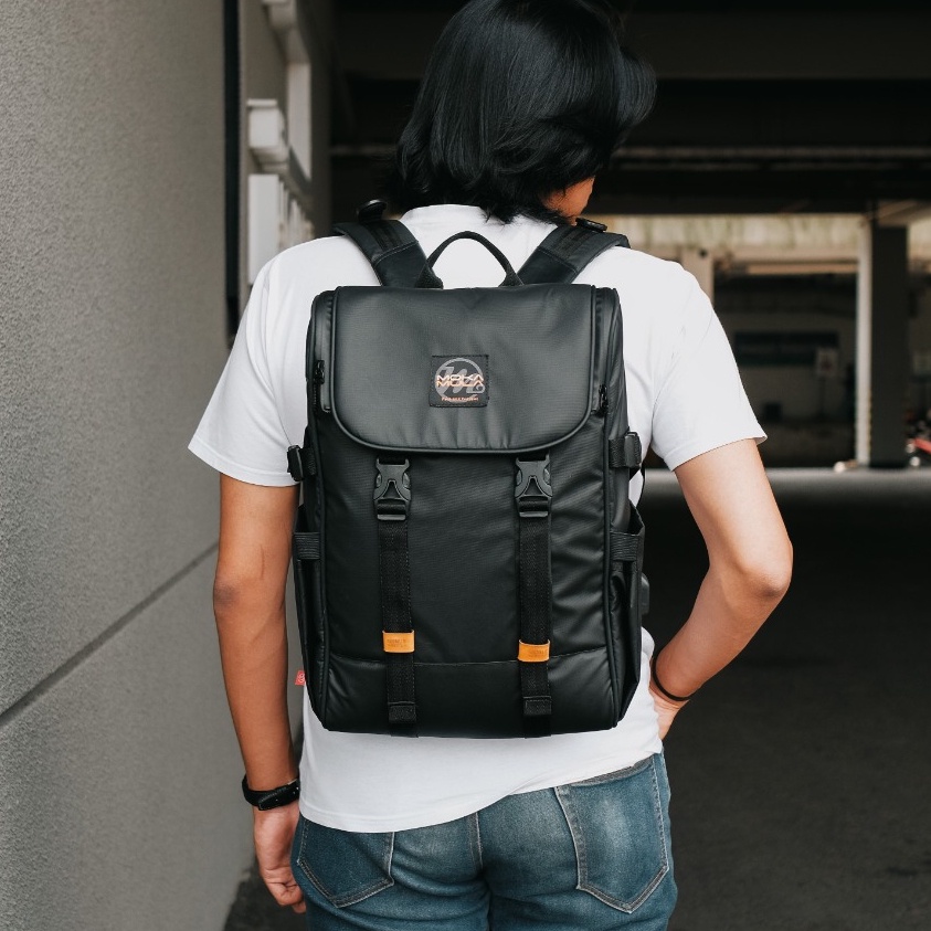 Backpack Pria Waterproof Original Muat Laptop 15,6 Inch - Genus Pro2 Mokamula