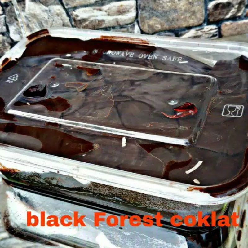 

BlackForest yang box 650 ml, yg cup 450 ml fida's cake