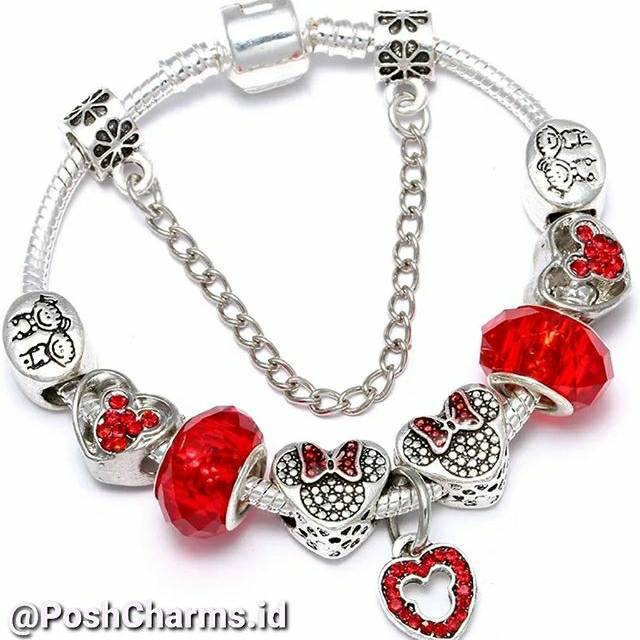 gelang anak wanita ibu kembaran charms bracelets pandora aksesories