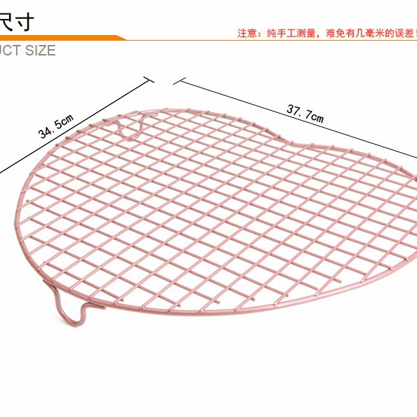 Chefmade Pink Heart shape cooling rack wk9124 / rak pendingin kue