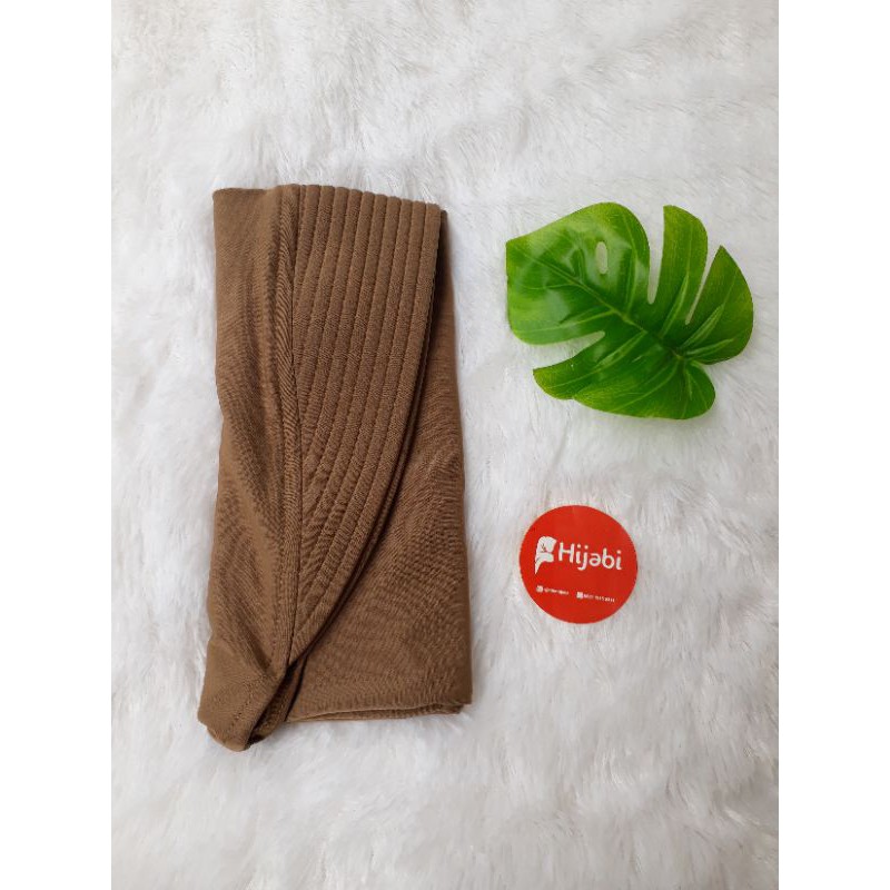 HIJAB SPORT PET KECIL ANTEM JERSEY-Mocca