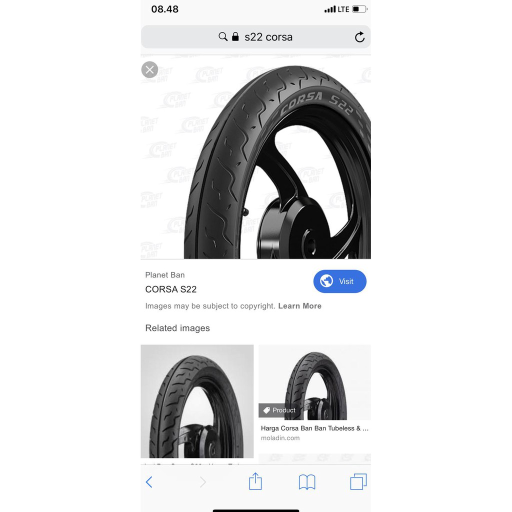 Promo Ban Luar Tubetype Matic 80/90-14 S22 Merk Corsa Hot Sale