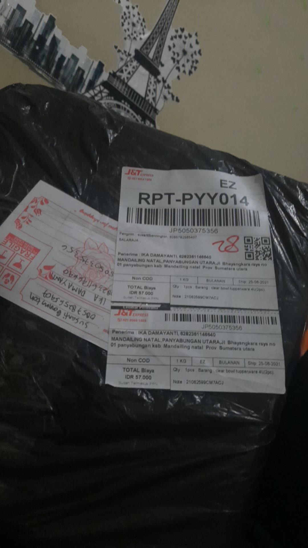 Clear Bowl Tupperware 4l(2pc)