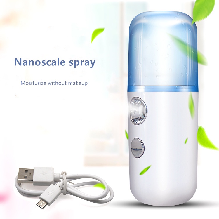 Nano Spray Wajah Nano Mist Spray Portable Difuser Nano Spray Perawatan Wajah Mini Colokan USB Nano Wajah