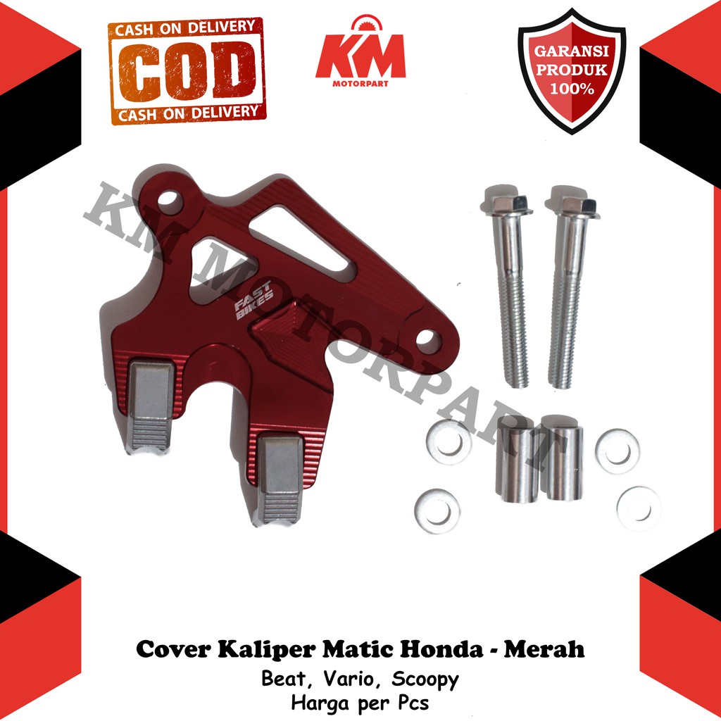 Cover Kaliper CNC Matic Honda Beat Vario 125 Vario 150 Scoopy fi dll Tutup Kaliper Variasi