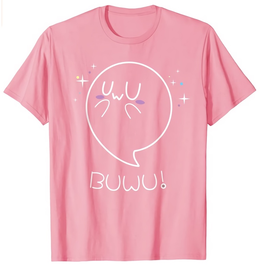 Tshirt BUWU Kawaii Cute Ghost Premium Unisex