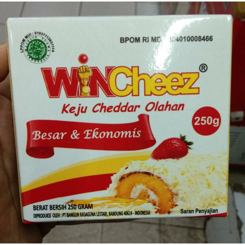 

Win Cheez keju Cheddar Olahan 250gr