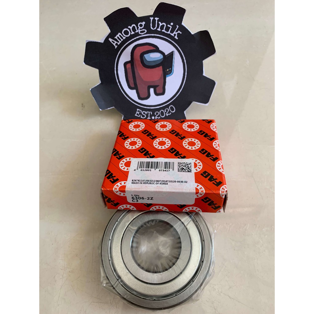 BEARING 6206 ZZ C3 FAG