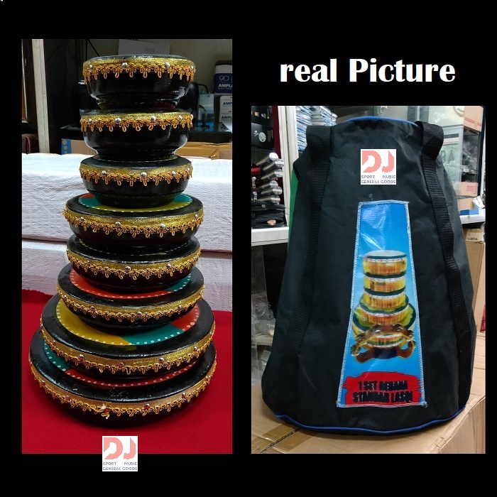 REBANA QOSIDAH SET 8 SUSUN DENGAN TAS