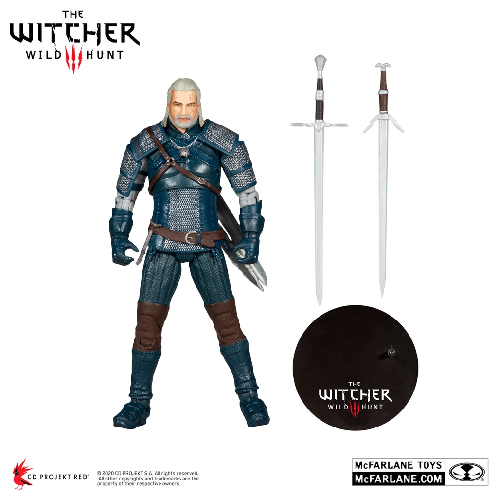 Figure The Witcher 3 Wild Hunt Geralt Of Rivia Viper Armor Teal Dye