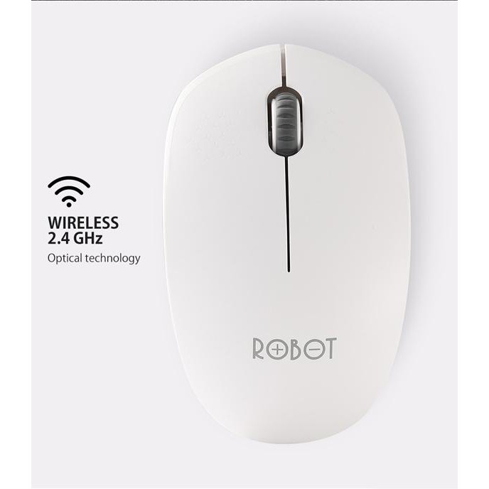 Robot M210 2.4G USB Wireless Optical Mouse garansi resmi