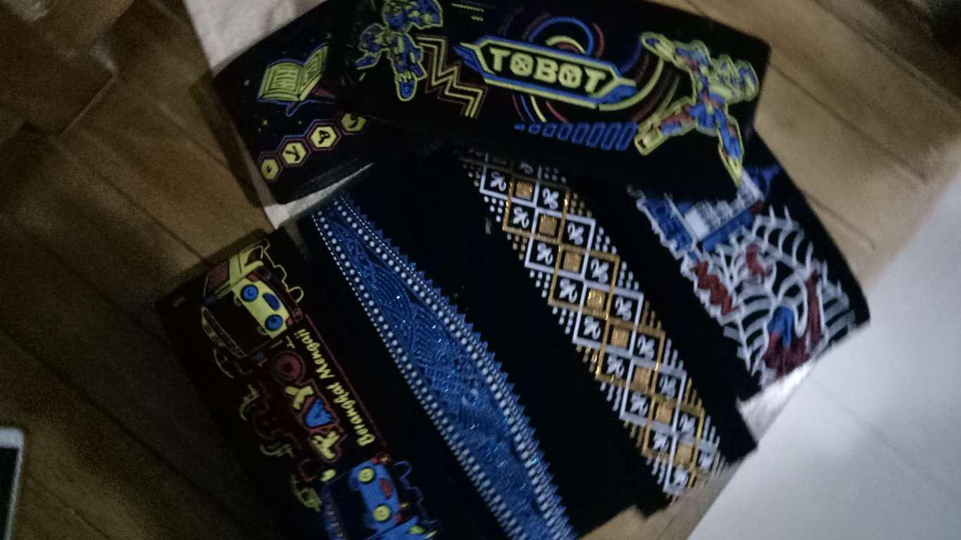 Songkok Batik Kolosebo - Peci Sablon Motif Biru Emas Silver Kopiah Kopyah Kopeah Ac Anak Dewasa