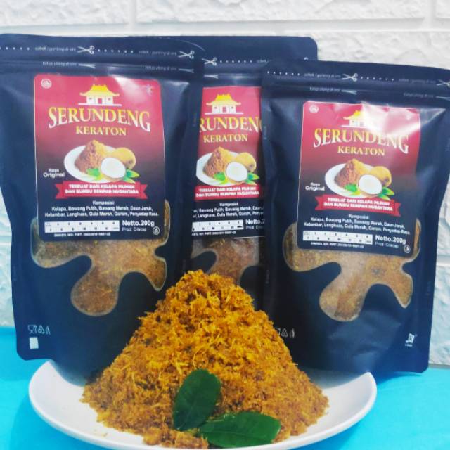 

Serundeng khas solo srundeng kelapa 200 gram enak gurih dan lezat . Sangat cocok dimakan dengan nasi